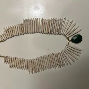 Anthropologie statement necklace.